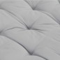vidaXL Cojín para palés algodón gris 120x80x10 cm vidaXL Cojín para palés algodón gris 120x80x10 cm