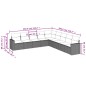 vidaXL Set de sofás de jardín 8 piezas y cojines ratán sintético negro vidaXL Set de sofás de jardín 8 piezas y cojines ratán sintético negro