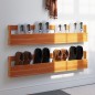 vidaXL Estantes zapatos pared 2 uds madera pino marrón 110x8,5x23,5 cm vidaXL Estantes zapatos pared 2 uds madera pino marrón 110x8,5x23,5 cm