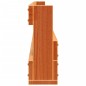 vidaXL Estantes zapatos pared 2 uds madera pino marrón 110x8,5x23,5 cm vidaXL Estantes zapatos pared 2 uds madera pino marrón 110x8,5x23,5 cm