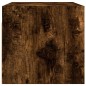 vidaXL Mueble pared puertas vidrio 2 uds roble ahumado 68,5x37x35 cm vidaXL Mueble pared puertas vidrio 2 uds roble ahumado 68,5x37x35 cm