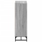 vidaXL Aparador con puertas de vidrio gris Sonoma 35x37x120 cm vidaXL Aparador con puertas de vidrio gris Sonoma 35x37x120 cm