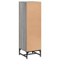 vidaXL Aparador con puertas de vidrio gris Sonoma 35x37x120 cm vidaXL Aparador con puertas de vidrio gris Sonoma 35x37x120 cm