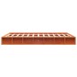 vidaXL Estructura de cama madera maciza pino marrón cera 150x200 cm vidaXL Estructura de cama madera maciza pino marrón cera 150x200 cm