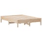vidaXL Estructura de cama de madera maciza de pino 140x190 cm