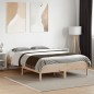 vidaXL Estructura de cama de madera maciza de pino 140x190 cm