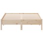 vidaXL Estructura de cama de madera maciza de pino 140x190 cm