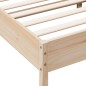 vidaXL Estructura de cama de madera maciza de pino 140x190 cm