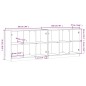 vidaXL Estantería con puertas madera de ingeniería negro 204x37x75 cm vidaXL Estantería con puertas madera de ingeniería negro 204x37x75 cm