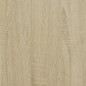 vidaXL Estantería con puertas madera roble Sonoma 204x37x75 cm