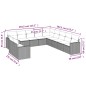 vidaXL Set de sofás de jardín 11pzas con cojines ratán sintético beige vidaXL Set de sofás de jardín 11pzas con cojines ratán sintético beige