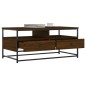 vidaXL Mesa de centro madera de ingeniería roble marrón 100x51x45 cm vidaXL Mesa de centro madera de ingeniería roble marrón 100x51x45 cm