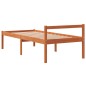 vidaXL Cama para mayores madera maciza de pino marrón cera 90x200 cm vidaXL Cama para mayores madera maciza de pino marrón cera 90x200 cm