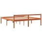 vidaXL Cama para mayores madera maciza de pino marrón cera 160x200 cm vidaXL Cama para mayores madera maciza de pino marrón cera 160x200 cm