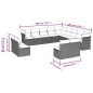 vidaXL Set de sofás de jardín 12 pzas y cojines ratán sintético marrón vidaXL Set de sofás de jardín 12 pzas y cojines ratán sintético marrón