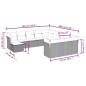 vidaXL Set de sofás de jardín 12 piezas cojines ratán sintético negro vidaXL Set de sofás de jardín 12 piezas cojines ratán sintético negro