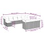 vidaXL Set de sofás de jardín 12 pzas con cojines ratán sintético gris vidaXL Set de sofás de jardín 12 pzas con cojines ratán sintético gris