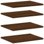vidaXL Estantes pared 4 uds madera ingeniería roble humo 40x30x1,5 cm vidaXL Estantes pared 4 uds madera ingeniería roble humo 40x30x1,5 cm