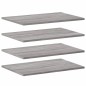 vidaXL Estantes pared 4 uds madera ingeniería gris Sonoma 60x40x1,5 cm vidaXL Estantes pared 4 uds madera ingeniería gris Sonoma 60x40x1,5 cm
