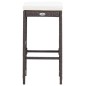 vidaXL Set de bar para jardín 7 pzas y cojines ratán sintético marrón vidaXL Set de bar para jardín 7 pzas y cojines ratán sintético marrón