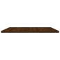 vidaXL Estantes pared 4 uds madera ingeniería marrón roble 60x50x1,5cm