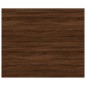 vidaXL Estantes pared 4 uds madera ingeniería marrón roble 60x50x1,5cm