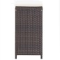 vidaXL Set de bar para jardín 7 pzas y cojines ratán sintético marrón vidaXL Set de bar para jardín 7 pzas y cojines ratán sintético marrón