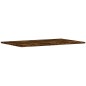 vidaXL Estantes pared 4 uds madera ingeniería roble humo 80x50x1,5 cm