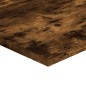 vidaXL Estantes pared 4 uds madera ingeniería roble humo 80x50x1,5 cm