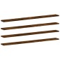 vidaXL Estantes pared 4 uds madera ingeniería roble humo 100x10x1,5 cm vidaXL Estantes pared 4 uds madera ingeniería roble humo 100x10x1,5 cm