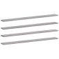 vidaXL Estantes pared 4 uds madera ingeniería gris Sonoma 100x10x1,5cm vidaXL Estantes pared 4 uds madera ingeniería gris Sonoma 100x10x1,5cm