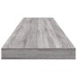 vidaXL Estantes pared 4 uds madera ingeniería gris Sonoma 100x10x1,5cm vidaXL Estantes pared 4 uds madera ingeniería gris Sonoma 100x10x1,5cm