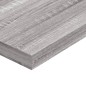 vidaXL Estantes pared 4 uds madera ingeniería gris Sonoma 100x10x1,5cm vidaXL Estantes pared 4 uds madera ingeniería gris Sonoma 100x10x1,5cm