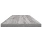 vidaXL Estantes pared 4 uds madera ingeniería gris Sonoma 100x20x1,5cm vidaXL Estantes pared 4 uds madera ingeniería gris Sonoma 100x20x1,5cm