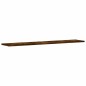 vidaXL Estantes pared 4 uds madera ingeniería roble humo 100x20x1,5 cm vidaXL Estantes pared 4 uds madera ingeniería roble humo 100x20x1,5 cm