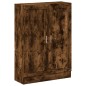 vidaXL Armario libros madera de ingeniería roble humo 82,5x30,5x115 cm vidaXL Armario libros madera de ingeniería roble humo 82,5x30,5x115 cm