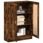 vidaXL Armario libros madera de ingeniería roble humo 82,5x30,5x115 cm vidaXL Armario libros madera de ingeniería roble humo 82,5x30,5x115 cm