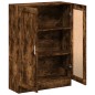 vidaXL Armario libros madera de ingeniería roble humo 82,5x30,5x115 cm vidaXL Armario libros madera de ingeniería roble humo 82,5x30,5x115 cm
