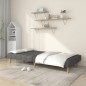 vidaXL Sofá cama de 2 plazas tela gris claro vidaXL Sofá cama de 2 plazas tela gris claro
