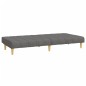 vidaXL Sofá cama de 2 plazas tela gris claro vidaXL Sofá cama de 2 plazas tela gris claro