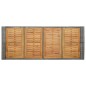 vidaXL Muebles de bar jardín 9 pzas ratán sintético madera acacia gris vidaXL Muebles de bar jardín 9 pzas ratán sintético madera acacia gris