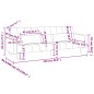 vidaXL Sofá cama de 2 plazas con dos almohadas terciopelo gris claro vidaXL Sofá cama de 2 plazas con dos almohadas terciopelo gris claro