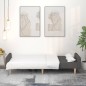 vidaXL Sofá cama de 2 plazas tela gris oscuro vidaXL Sofá cama de 2 plazas tela gris oscuro