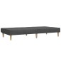 vidaXL Sofá cama de 2 plazas tela gris oscuro vidaXL Sofá cama de 2 plazas tela gris oscuro