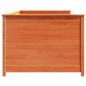 vidaXL Sofá cama de madera maciza de pino marrón cera 90x200 cm