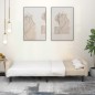 vidaXL Sofá cama de 2 plazas terciopelo color crema vidaXL Sofá cama de 2 plazas terciopelo color crema