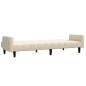 vidaXL Sofá cama de 2 plazas terciopelo color crema vidaXL Sofá cama de 2 plazas terciopelo color crema