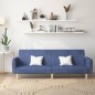 vidaXL Sofá cama de 2 plazas tela azul vidaXL Sofá cama de 2 plazas tela azul