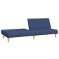 vidaXL Sofá cama de 2 plazas tela azul vidaXL Sofá cama de 2 plazas tela azul
