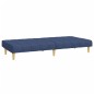 vidaXL Sofá cama de 2 plazas tela azul vidaXL Sofá cama de 2 plazas tela azul